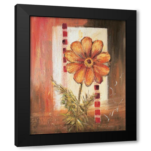 Flores Power l Black Modern Wood Framed Art Print by Schottler, Katharina