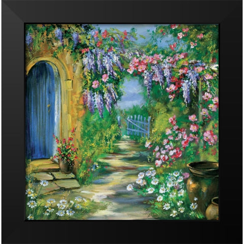 Garden Judith Black Modern Wood Framed Art Print by Schottler, Katharina