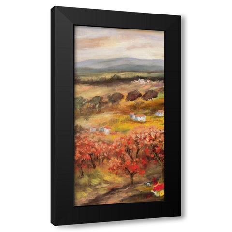 Trytic I Black Modern Wood Framed Art Print by Schottler, Katharina