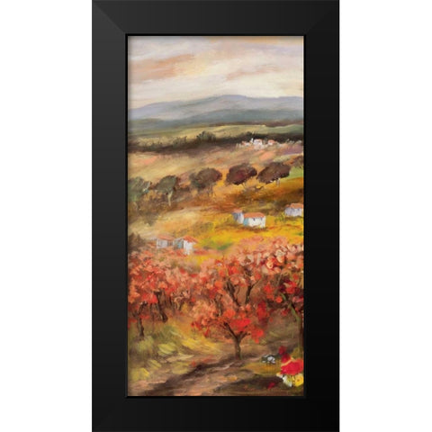 Trytic I Black Modern Wood Framed Art Print by Schottler, Katharina