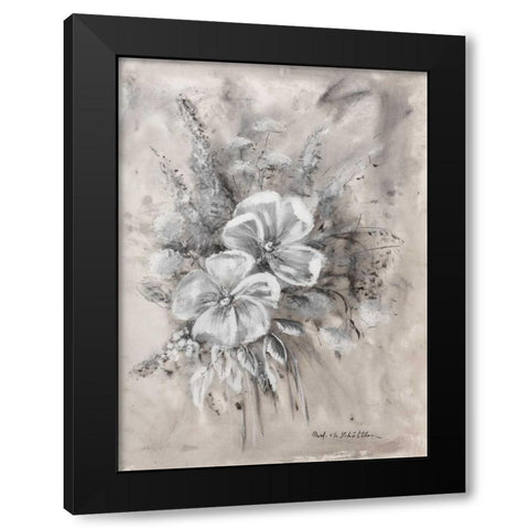 Greytone II Black Modern Wood Framed Art Print by Schottler, Katharina