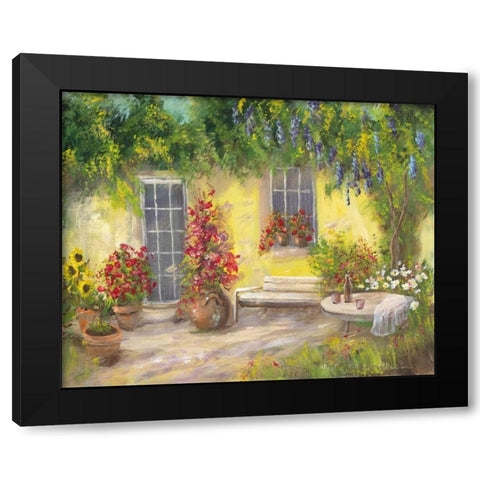 Romantic I Black Modern Wood Framed Art Print with Double Matting by Schottler, Katharina