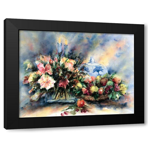 Impressions by candle light Black Modern Wood Framed Art Print by Kalsbeek-Vlasma, Klaske