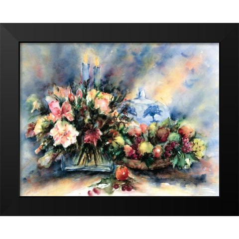 Impressions by candle light Black Modern Wood Framed Art Print by Kalsbeek-Vlasma, Klaske