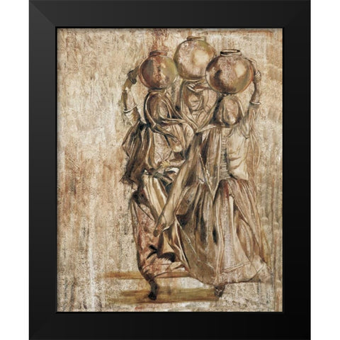 Africa II Black Modern Wood Framed Art Print by Cruysberg, Marijke