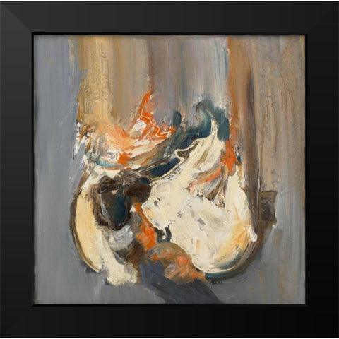 Movemenet I Black Modern Wood Framed Art Print by van Engelshoven, Marie T