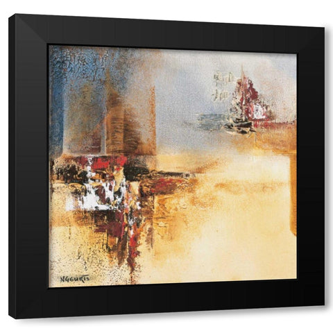Die another Day l Black Modern Wood Framed Art Print with Double Matting by Geurts, Nelly