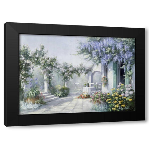 Natures magic Black Modern Wood Framed Art Print with Double Matting by Motz, Peter