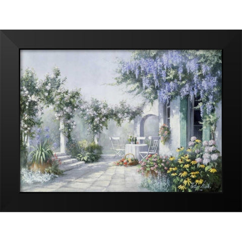 Natures magic Black Modern Wood Framed Art Print by Motz, Peter