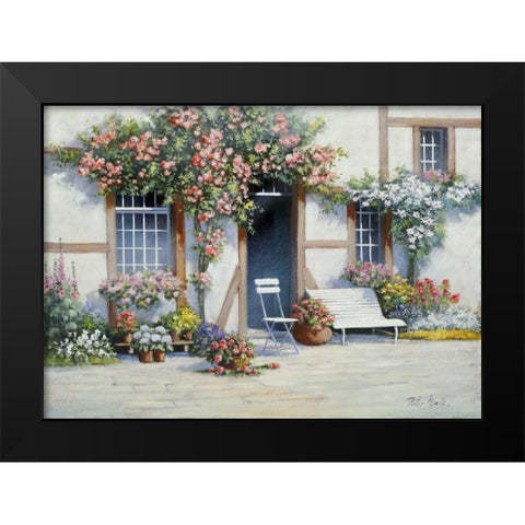 Pretty in pink Black Modern Wood Framed Art Print by Motz, Peter