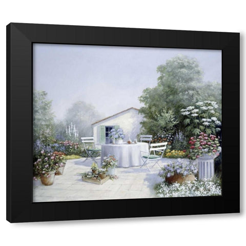 All good things Black Modern Wood Framed Art Print by Motz, Peter