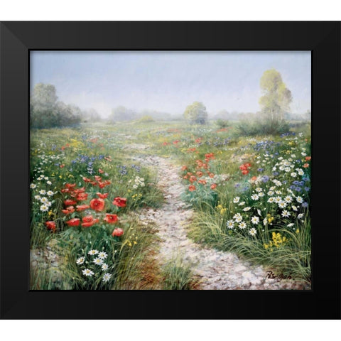 Poetry of nature Black Modern Wood Framed Art Print by Motz, Peter