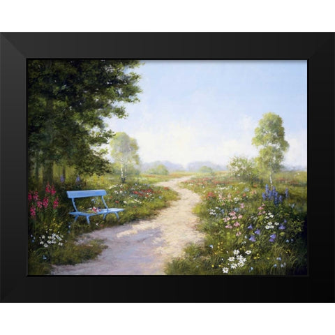 Taking a rest Black Modern Wood Framed Art Print by Motz, Peter