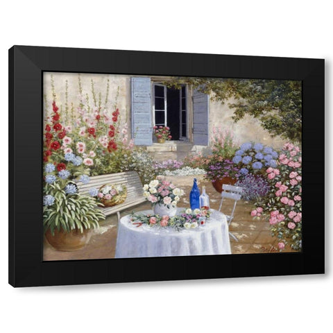 Sparkling scene Black Modern Wood Framed Art Print by Motz, Peter