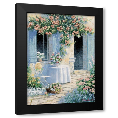 Favourite place Black Modern Wood Framed Art Print by Motz, Peter