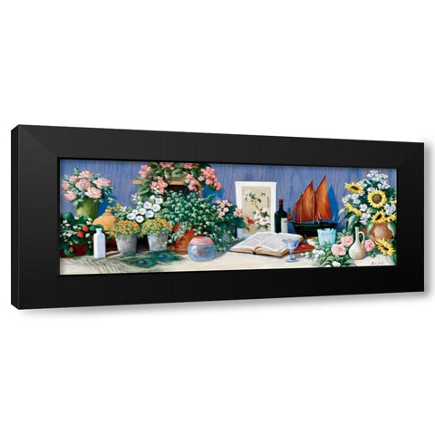 Precious gifts Black Modern Wood Framed Art Print by Motz, Peter