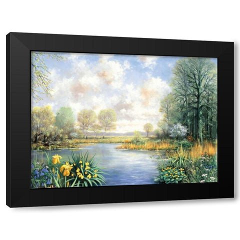 Spring time Black Modern Wood Framed Art Print by Motz, Peter