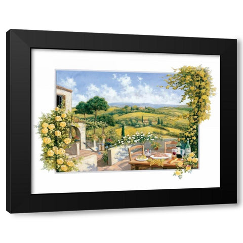 Toscane Black Modern Wood Framed Art Print by Motz, Peter