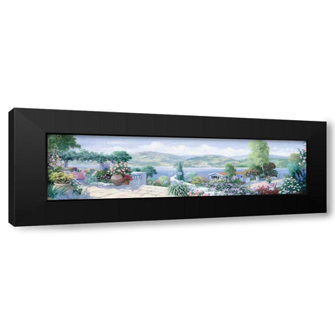 Panorama I Black Modern Wood Framed Art Print with Double Matting by Motz, Peter