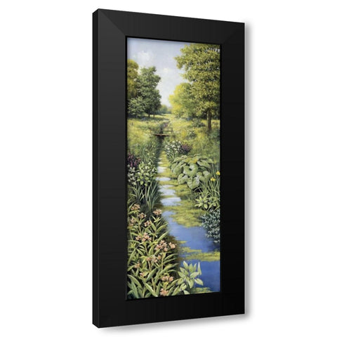 The way of water Black Modern Wood Framed Art Print with Double Matting by Motz, Peter