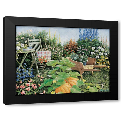 Autumn arrangement Black Modern Wood Framed Art Print by Motz, Peter