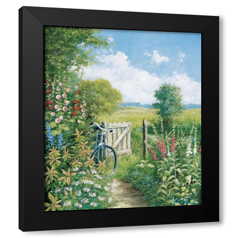 Endless destination Black Modern Wood Framed Art Print by Motz, Peter