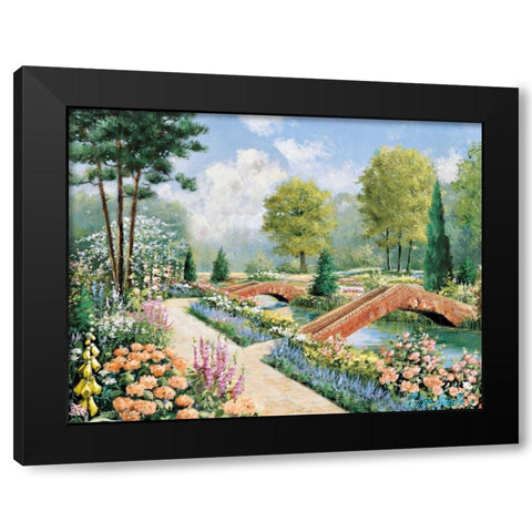 Moment to cherish Black Modern Wood Framed Art Print by Motz, Peter