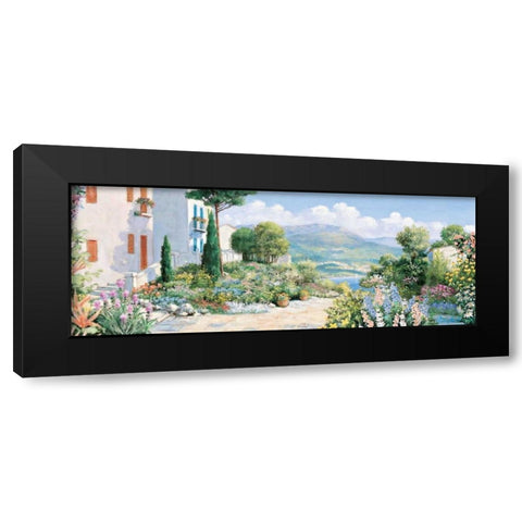 Favourite view Black Modern Wood Framed Art Print by Motz, Peter