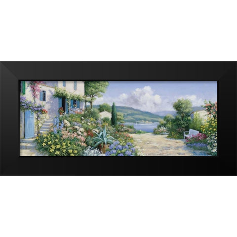 Lakeway Black Modern Wood Framed Art Print by Motz, Peter