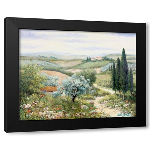 Italy II Black Modern Wood Framed Art Print by Motz, Peter