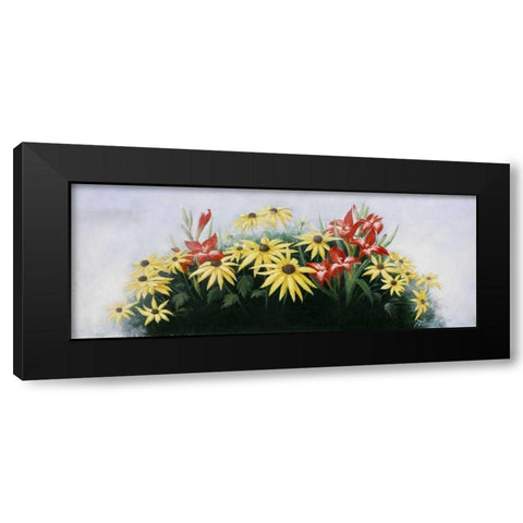 Flowers bouqet Black Modern Wood Framed Art Print with Double Matting by Motz, Peter
