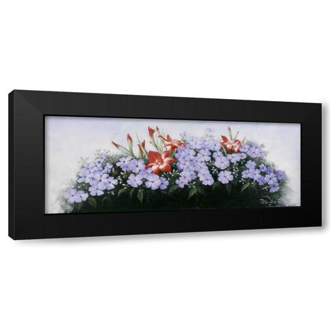 Flowers bouqet Black Modern Wood Framed Art Print by Motz, Peter