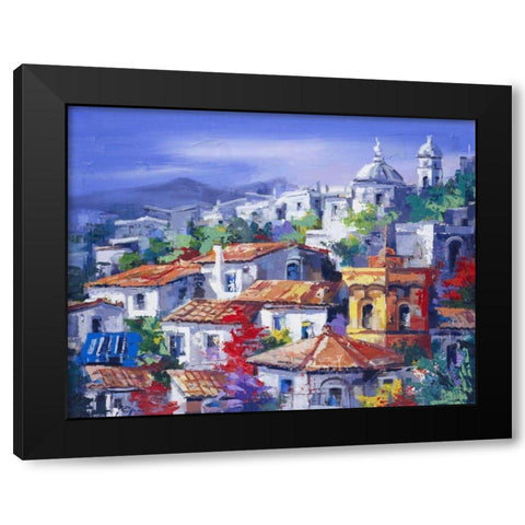 Paesaggio del Nord Black Modern Wood Framed Art Print by di Viccaro, Roberto