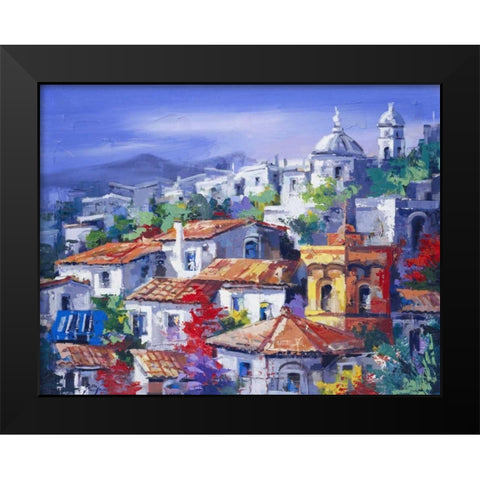 Paesaggio del Nord Black Modern Wood Framed Art Print by di Viccaro, Roberto