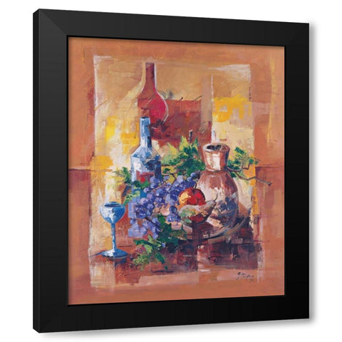 Natura in ocra Black Modern Wood Framed Art Print by di Viccaro, Roberto