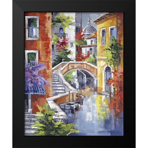 Travollare Black Modern Wood Framed Art Print by di Viccaro, Roberto