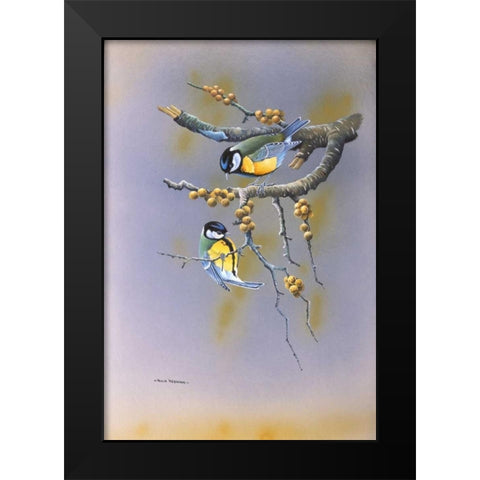 Together Black Modern Wood Framed Art Print by Weenink, Ruud