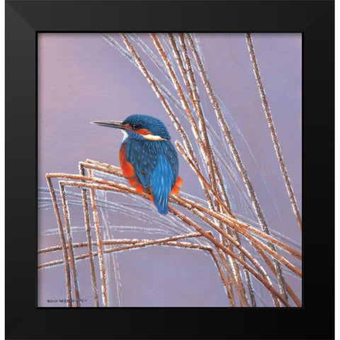 Peace Black Modern Wood Framed Art Print by Weenink, Ruud