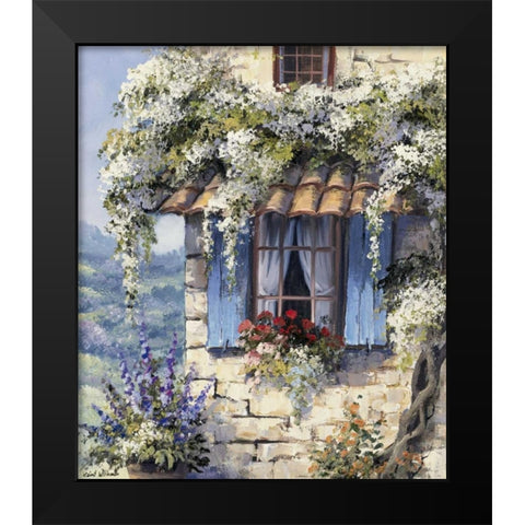 Window II Black Modern Wood Framed Art Print by Withaar, Reint