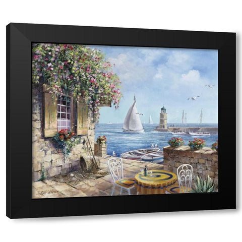 It was hereâ€¦ Black Modern Wood Framed Art Print by Withaar, Reint