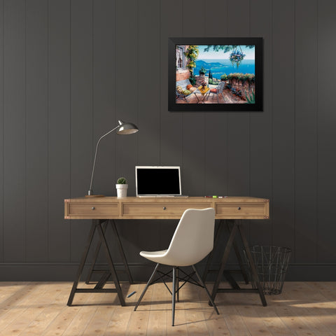 Times of tranquillity Black Modern Wood Framed Art Print by Withaar, Reint