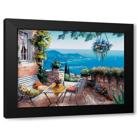 Times of tranquillity Black Modern Wood Framed Art Print with Double Matting by Withaar, Reint