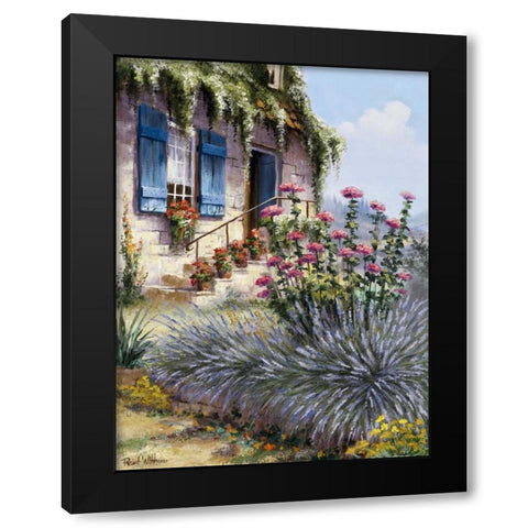 Dune Black Modern Wood Framed Art Print by Withaar, Reint