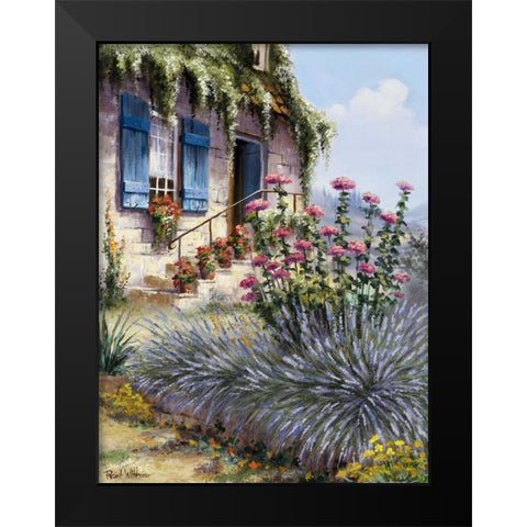 Dune Black Modern Wood Framed Art Print by Withaar, Reint