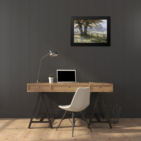 Classic tense Black Modern Wood Framed Art Print by Withaar, Reint