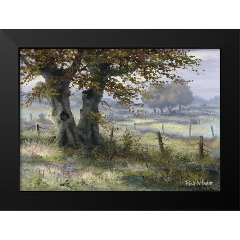 Classic tense Black Modern Wood Framed Art Print by Withaar, Reint