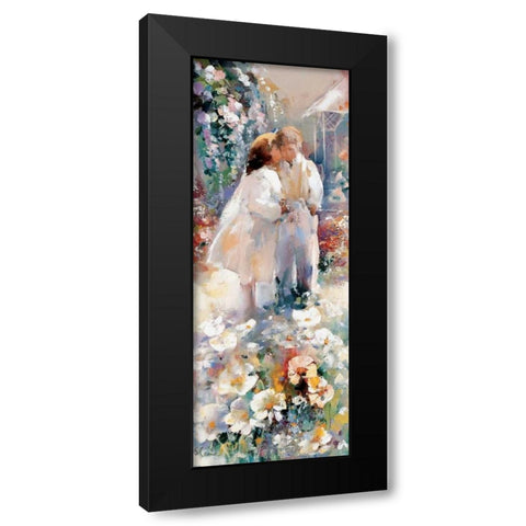 Secrets Black Modern Wood Framed Art Print by Camel, Stefanie