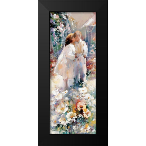 Secrets Black Modern Wood Framed Art Print by Camel, Stefanie