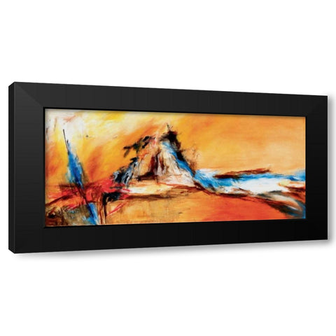 Reconciliation Black Modern Wood Framed Art Print by Gerbecks, Tilly