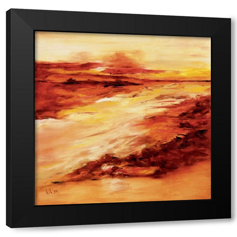 El Sur Black Modern Wood Framed Art Print by Gerbecks, Tilly